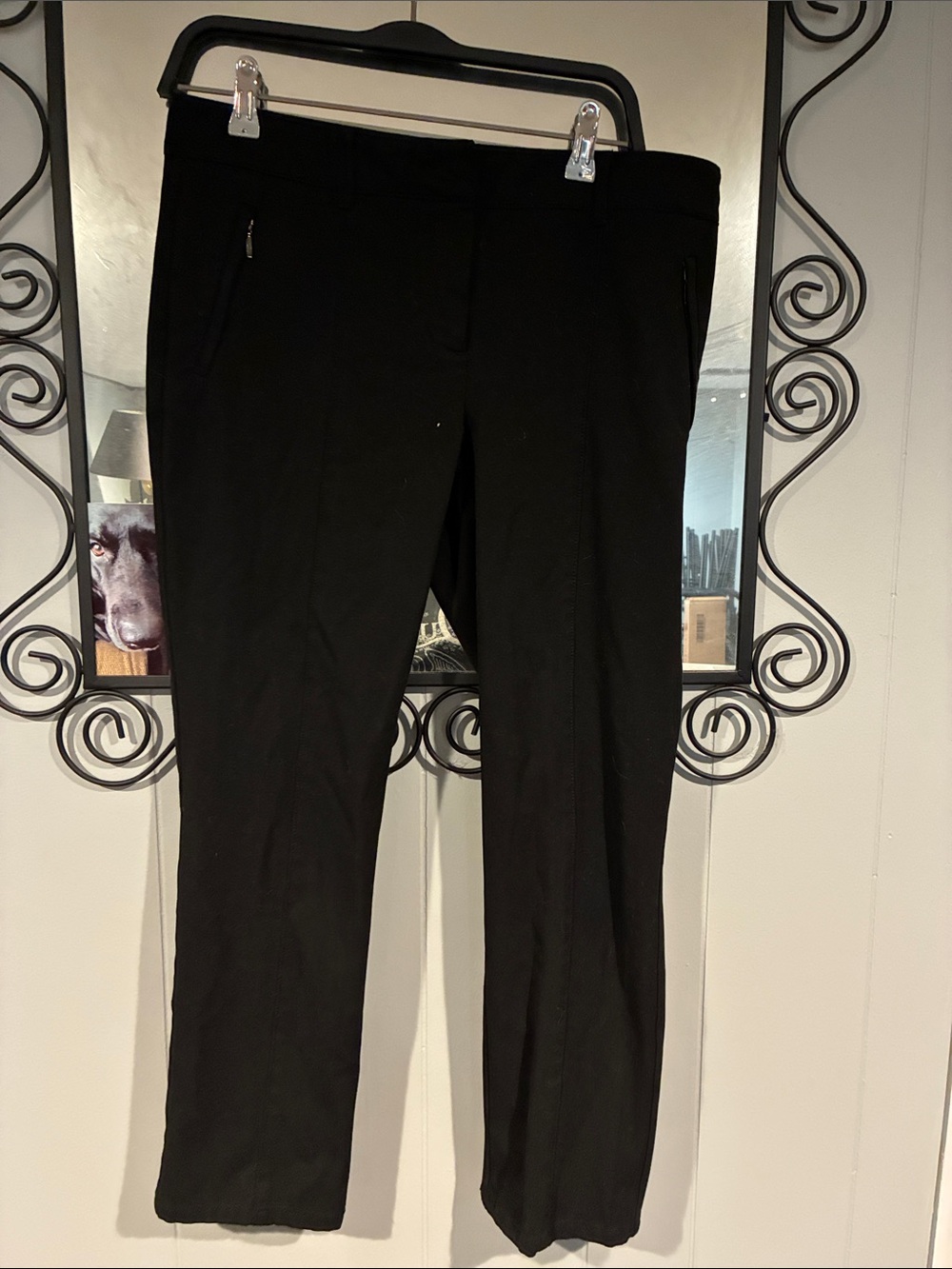 New York & Company Black Straight Leg Women's Pants